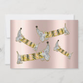 Celebrate in Style mit Rose Niedlich Dog Sweet 16. Einladung (Rückseite)