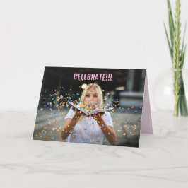 CELEBRATE-JEDE BESCHREIBUNGSKARTE DANKESKARTE