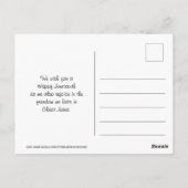 CELEBRATE JUNETEENTH Christliche Verse Postkarte (Rückseite)