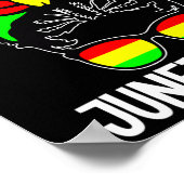 Celebrate Juneteenth Juneteenth Black History Mela Poster (Ecke)