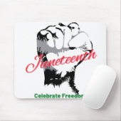 Celebrate Juneteenth Mousepad (Mit Mouse)