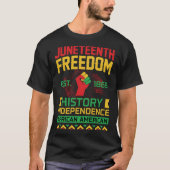 Celebrate Juneteenth T-Shirt (Vorderseite)