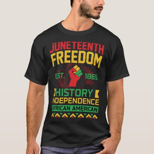 Celebrate Juneteenth T-Shirt (Vorderseite)