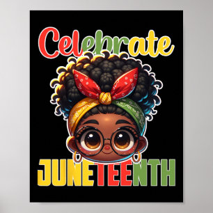 Celebrate Junetelth African American 1865 Men Wom Poster
