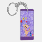 Celebrate - Kids Art für CHOC Schlüsselanhänger (Vorderseite links)