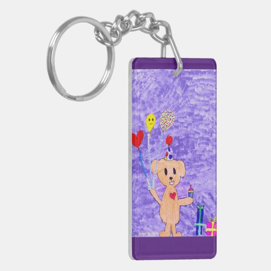 Celebrate - Kids Art für CHOC Schlüsselanhänger (Vorderseite links)