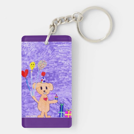 Celebrate - Kids Art für CHOC Schlüsselanhänger (Rückseite)