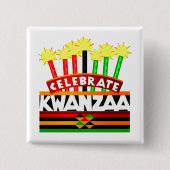 Celebrate Kwanzaa Button (Vorderseite)