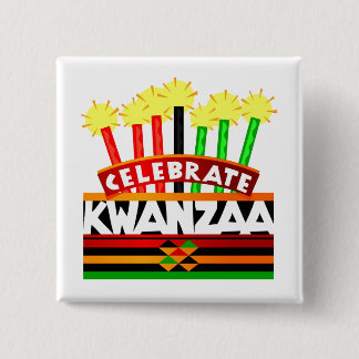 Celebrate Kwanzaa Button