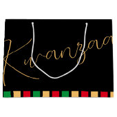 Celebrate Kwanzaa Große Geschenktüte (Vorderseite)