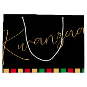 Celebrate Kwanzaa Große Geschenktüte (Rückseite)
