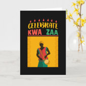 Celebrate Kwanzaa Karte (Gelbe Blume)