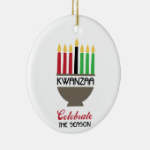 Celebrate Kwanzaa Keramik Ornament (Rechts)