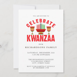 Celebrate Kwanzaa Party Einladung