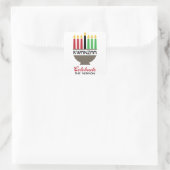 Celebrate Kwanzaa Quadratischer Aufkleber (Tasche)