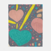 Celebrate Liebe Fleece Blanket (Vorderseite)