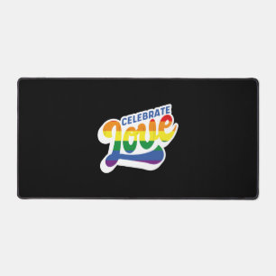 Celebrate Liebe - lgbtq Design Schreibtischunterlage