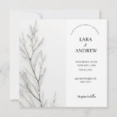 Celebrate Liebe Personalisiert Einfache Hochzeit Save The Date (Rückseite)