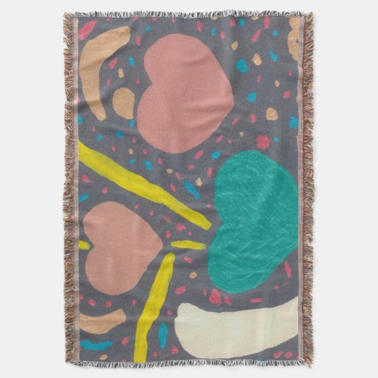 Celebrate Liebe Throw Blanket Decke (Vorderseite Vertikal)