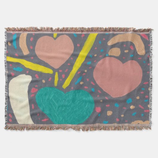 Celebrate Liebe Throw Blanket Decke (Vorderseite)