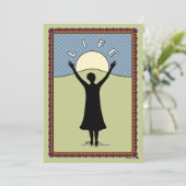 Celebrate Life_A_Flat Card 5"x7" Ankündigung (Stehend Vorderseite)