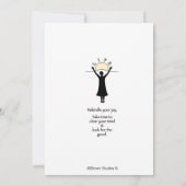 Celebrate Life_A_Flat Card 5"x7" Ankündigung (Rückseite)