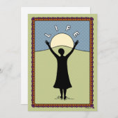 Celebrate Life_A_Flat Card 5"x7" Ankündigung (Vorne/Hinten)