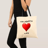 Celebrate Life Bag Tragetasche (Vorderseite (Produkt))