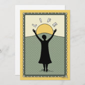 Celebrate Life_C_Flat Card 5"x7" Ankündigung (Vorne/Hinten)