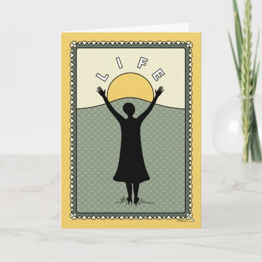 Celebrate Life C_Greeting Karte (Vorderseite)