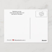 Celebrate Life_C_ Postcard Postkarte (Rückseite)