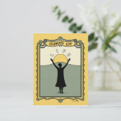 Celebrate Life C_ Postcard Postkarte (Stehend Vorderseite)