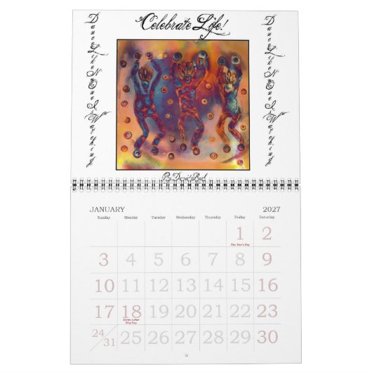 Celebrate Life calander Kalender (Jan 2027)