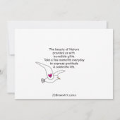 Celebrate Life_Flat Card 7"x5" (Rückseite)