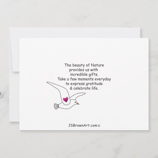 Celebrate Life_Flat Card 7"x5" (Rückseite)