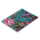 Celebrate Life Inspirierend florale Hübsche Inspir Notizblock (Linke Seite)