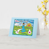 Celebrate Life Karte (Gelbe Blume)