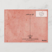 Celebrate Life Post Card Postkarte (Rückseite)