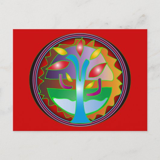 Celebrate Life Postkarte (Vorderseite)