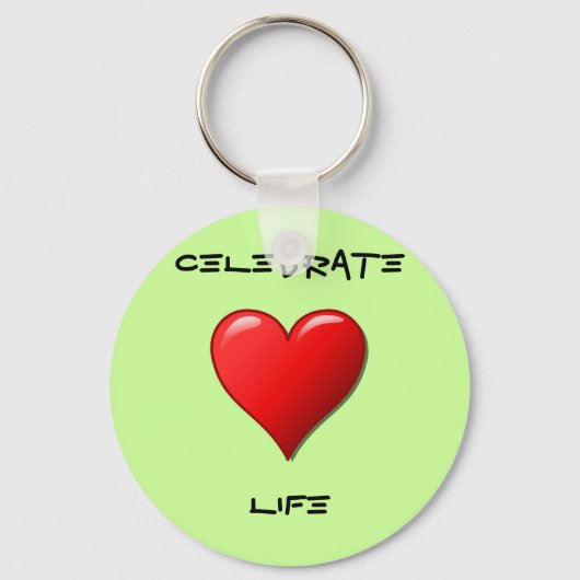 Celebrate Life Schlüsselanhänger (Vorderseite)