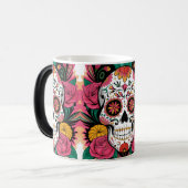 Celebrate Life Sugar Skull Verwandlungstasse (Vorderseite Links)