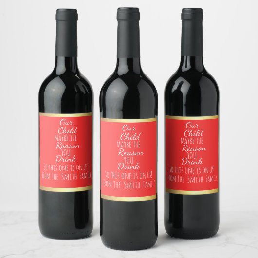 Celebrate Life's Milestones with Custom Wine Label Weinetikett (Flaschen)