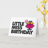 Celebrate Little Miss Birthday Karte (Gelbe Blume)
