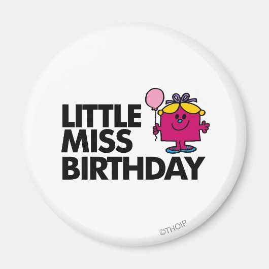 Celebrate Little Miss Birthday Magnet (Vorne)