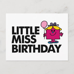 Celebrate Little Miss Birthday Postkarte