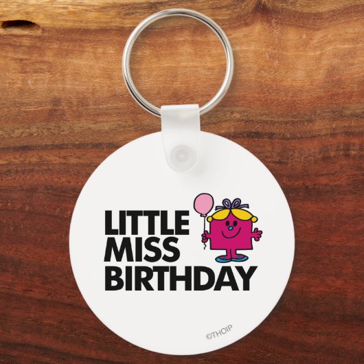Celebrate Little Miss Birthday Schlüsselanhänger (Vorderseite)