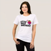 Celebrate Little Miss Birthday Tri-Blend Shirt (Vorderseite voll)