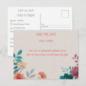 Celebrate Love and Joy with a wedding invitation Einladungspostkarte (Vorne/Hinten)