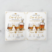 "Celebrate Love with Whiskey and Romance" Karte (Innenseite)