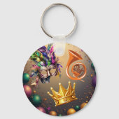 Celebrate Mardie Gras by Sommer Hamilton Schlüsselanhänger (Rückseite)